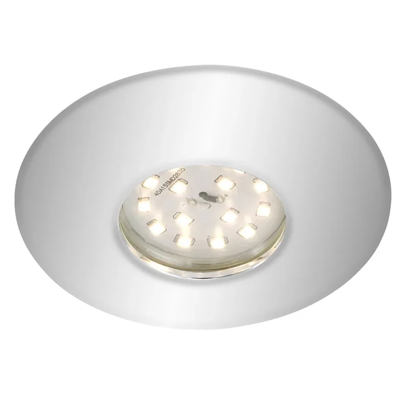 Verchroomde LED inbouwspot Douche, IP65 de Briloner en Chrome – photo produit