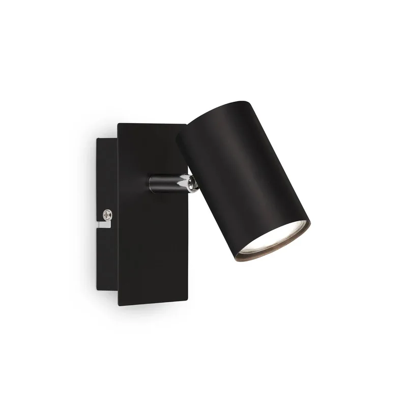 Wandlamp Isil A, 1-lamp, metaal, draaibaar från Briloner i Svart – produktbild