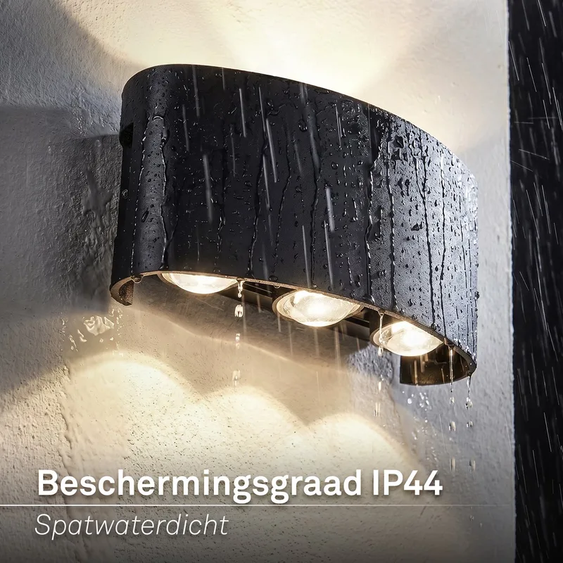 WILL 3989015 Außenwandleuchte LED 6.5 W LED Schwarz von Briloner in Schwarz – Produktfoto