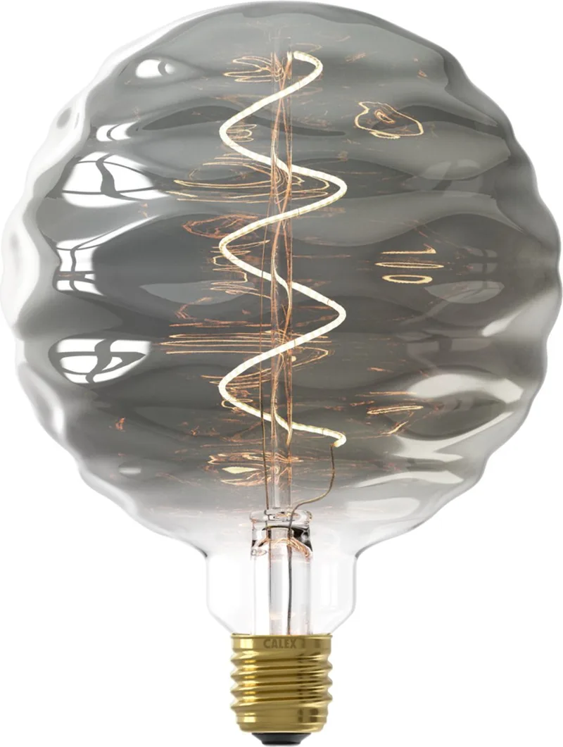 Bilbao XXL Titanium - E27 LED Lamp - Filament Lichtbron Dimbaar - 4W - Warm Wit Licht von Calex – Produktfoto