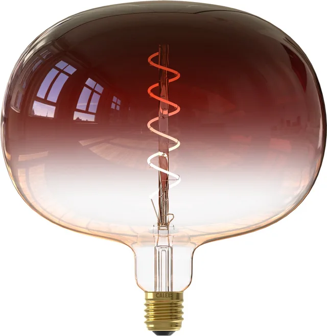 Boden LED-globe E27 5 W filament dim brun