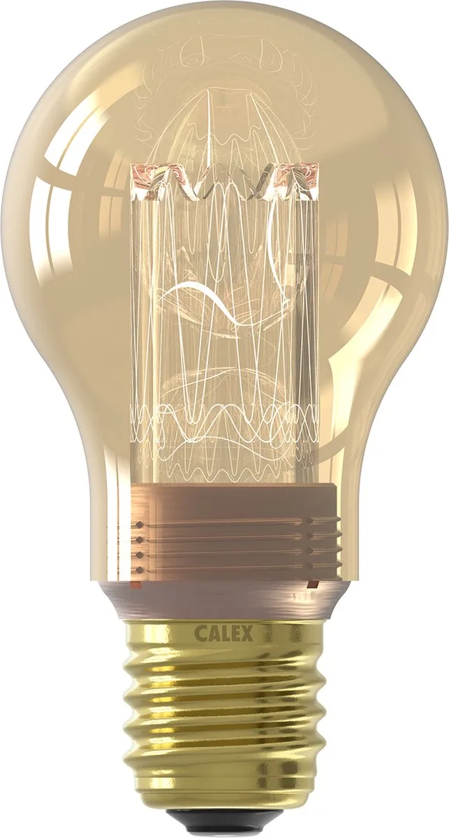 Crown Series LED Lamp - E27 - A60 Lichtbron Goud - 3.5W - Dimbaar van Calex – productfoto
