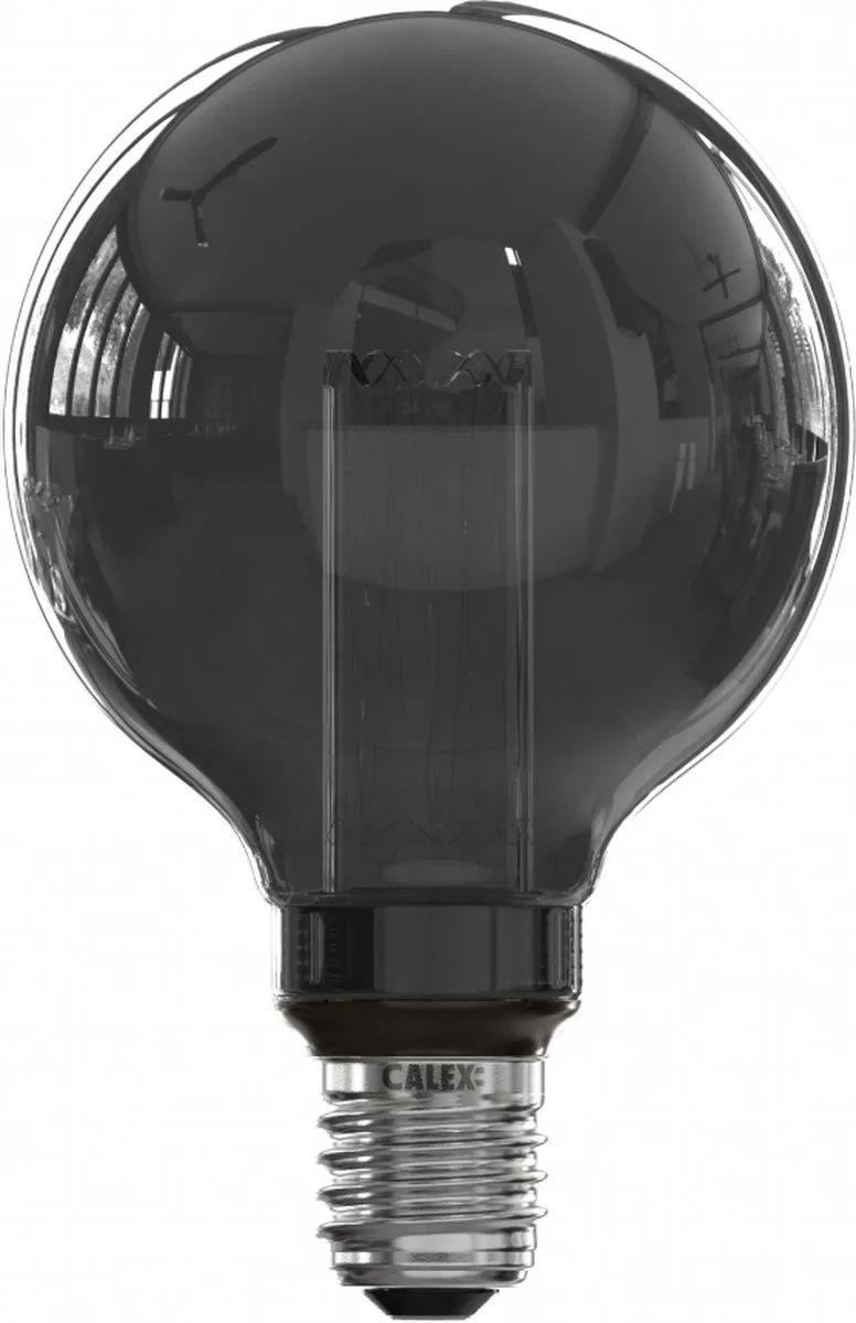 Crown Series LED Lamp - E27 - G95 Lichtbron Titanium - 3.5W - Dimbaar by Calex – product photo