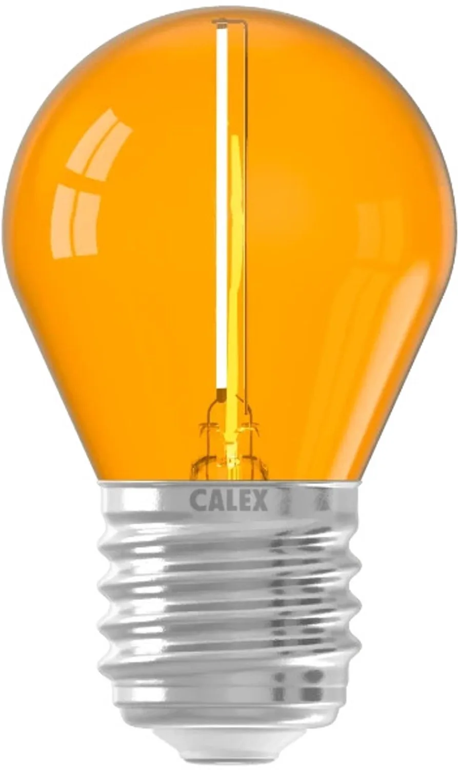 Doos 10x Calex E27 LED Kogellamp Oranje | 1W 40Lm | 220-240V G45 de Calex – photo produit