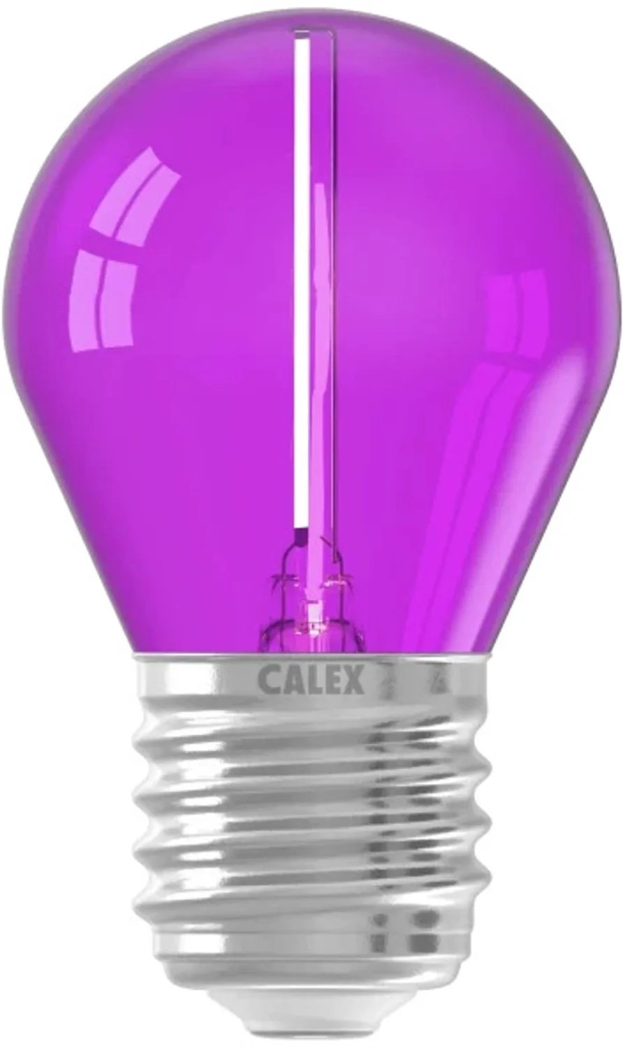 Doos 10x Calex E27 LED Kogellamp Paars | 0.5-1W 30Lm | 220-240V G45 van Calex – productfoto