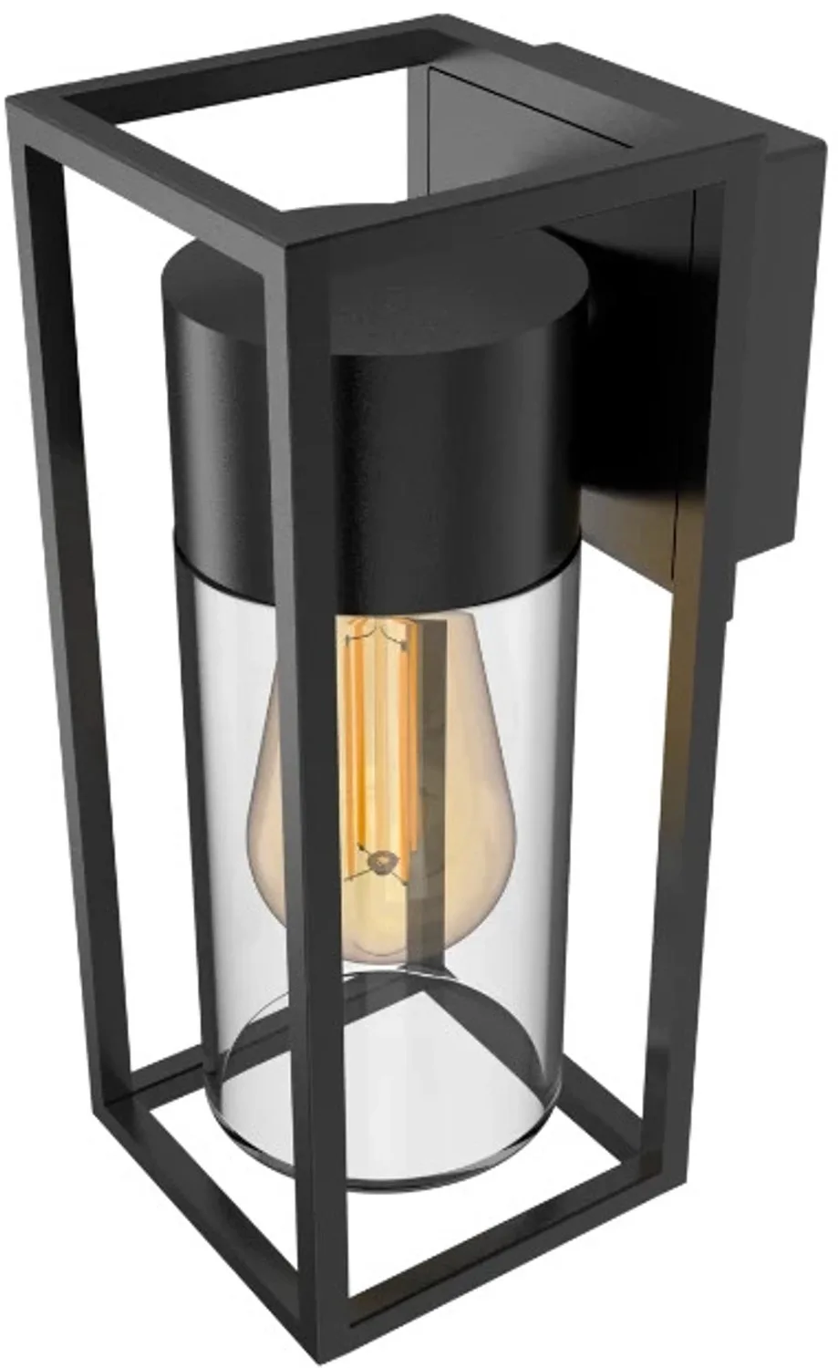 Doos 2x Calex Buiten Wandlamp Genoa | 1x E27 | IP44 de Calex en Noir – photo produit