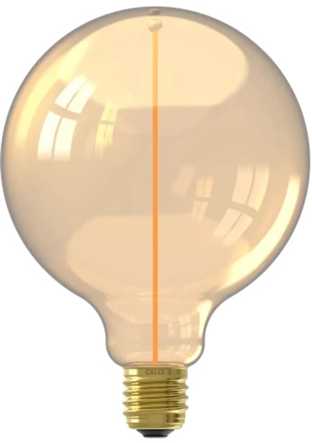 Doos 3x Calex E27 LED Globelamp Magneto Goud | 3.4W 150Lm 1800K | 220-240V 818 G125 | Dimbaar von Calex – Produktfoto