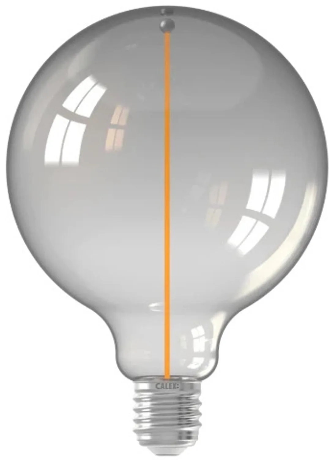 Doos 3x Calex E27 LED Globelamp Magneto Titanium | 3.4W 90Lm 1800K | 220-240V 818 G125 | Dimbaar de Calex – photo produit