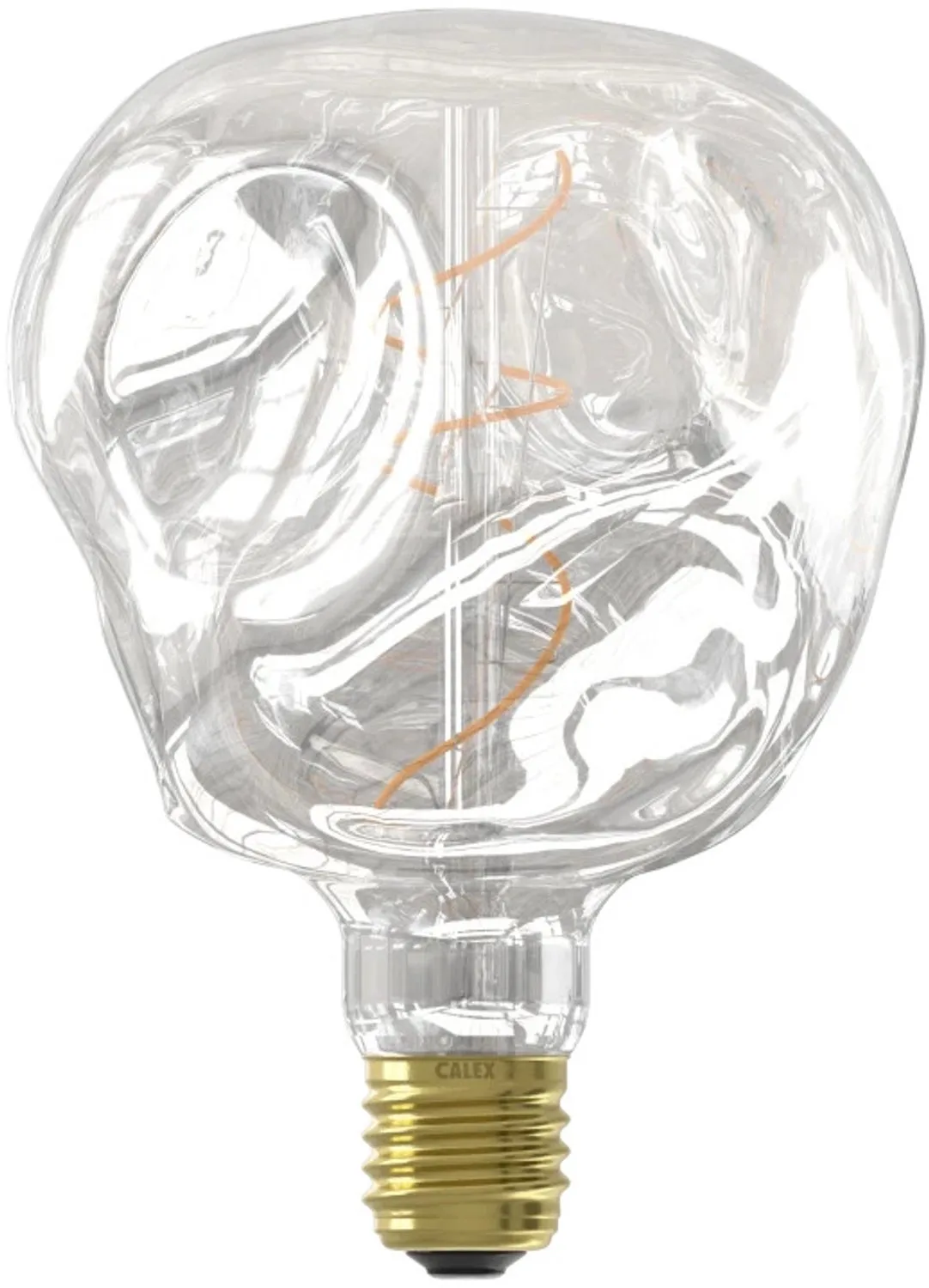 Doos 3x Calex E27 LED Globelamp Organic Neo Silver | 4W 75Lm 1800K | 220-240V 918 G120 | Dimbaar de Calex – photo produit