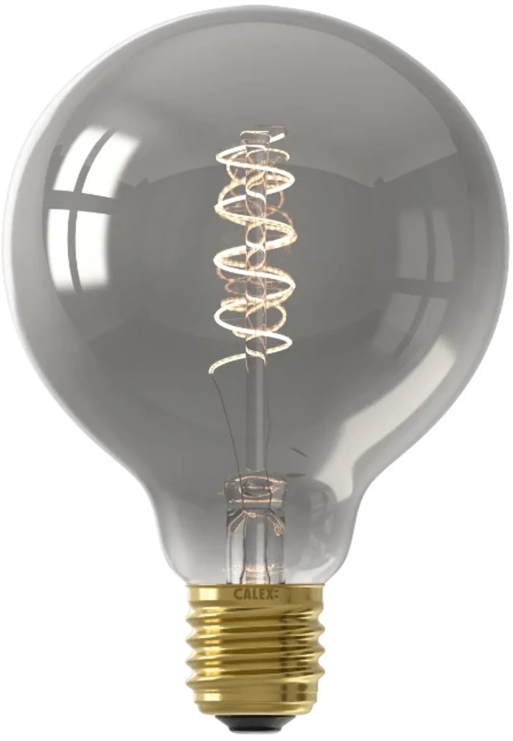 Doos 3x Calex E27 LED Globelamp Titanium | 4W 136Lm 1800K | 220-240V 818 G95 | Dimbaar de Calex – photo produit