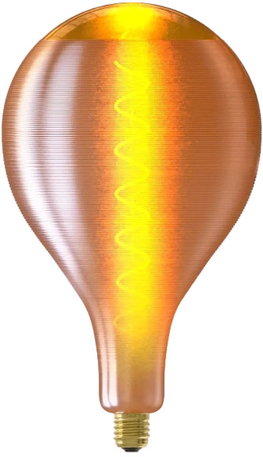 Doos 4x Calex E27 LED Lamp Silk Splash Goud | 4W 140Lm 1800K | 220-240V 918 | Dimbaar från Calex – produktbild