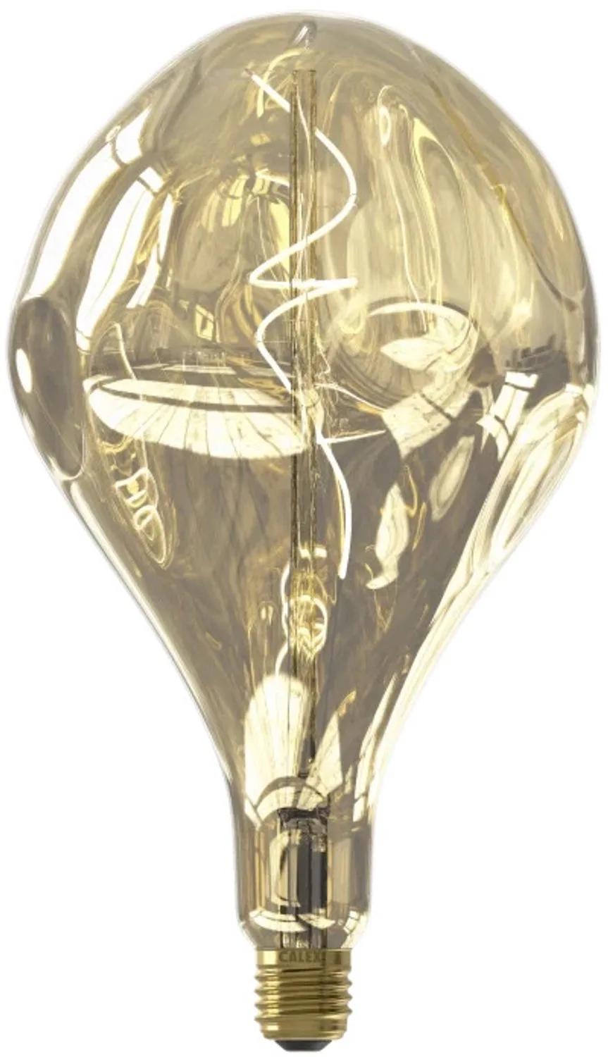 Doos 4x Calex E27 LED Lamp XXL Organic Evo Champagne | 6W 100Lm 1800K | 220-240V 918 | Dimbaar de Calex – photo produit