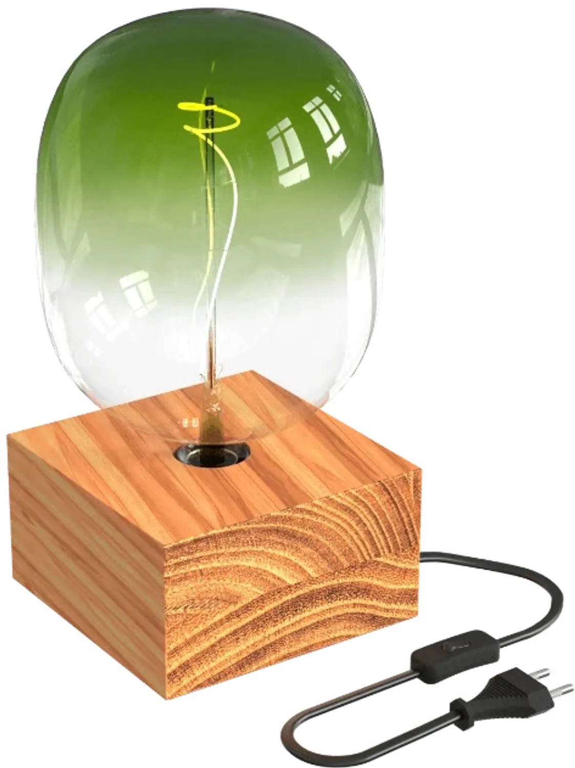 Doos 4x Calex Tafellamp | 1x E27 Max 40W | Hout de Calex en Aucun – photo produit