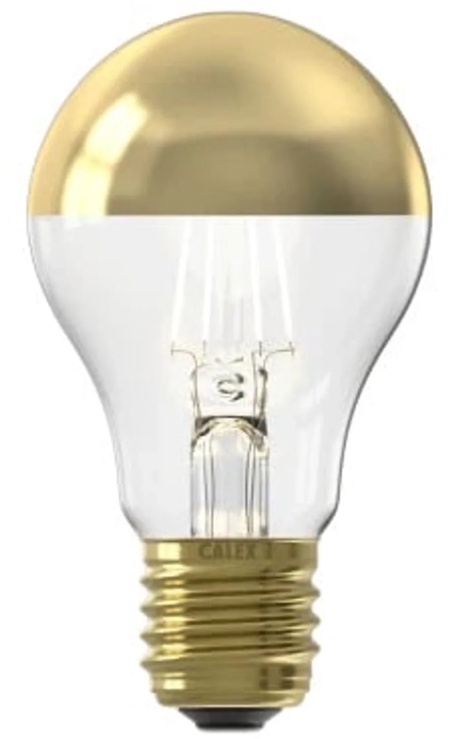 Doos 5x Calex E27 LED Lamp Kopspiegel Goud | 4W 180Lm 1800K | 220-240V 918| Dimbaar fra Calex – produktbillede