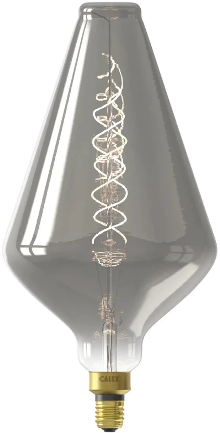 Doos 6x Calex E27 LED Lamp Vienna Titanium | 6W 80Lm 1800K | 220-240V 818 | Dimbaar van Calex – productfoto