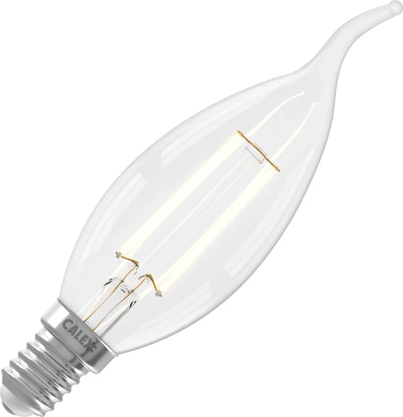 E14 LED Kaarslamp Helder | 3.5W 250Lm 2700K | 220-240V 827 B35 | Dimbaar by Calex – product photo