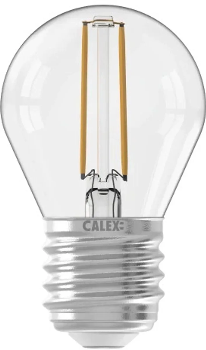E27 LED Kogellamp Helder | 3.5W 250Lm 2700K | 220-240V 827 P45 | Dimbaar van Calex – productfoto