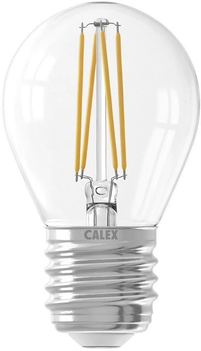 E27 LED Kogellamp Helder | 4.5W 470Lm 2700K | 220-240V 827 P45 | Dimbaar de Calex – photo produit
