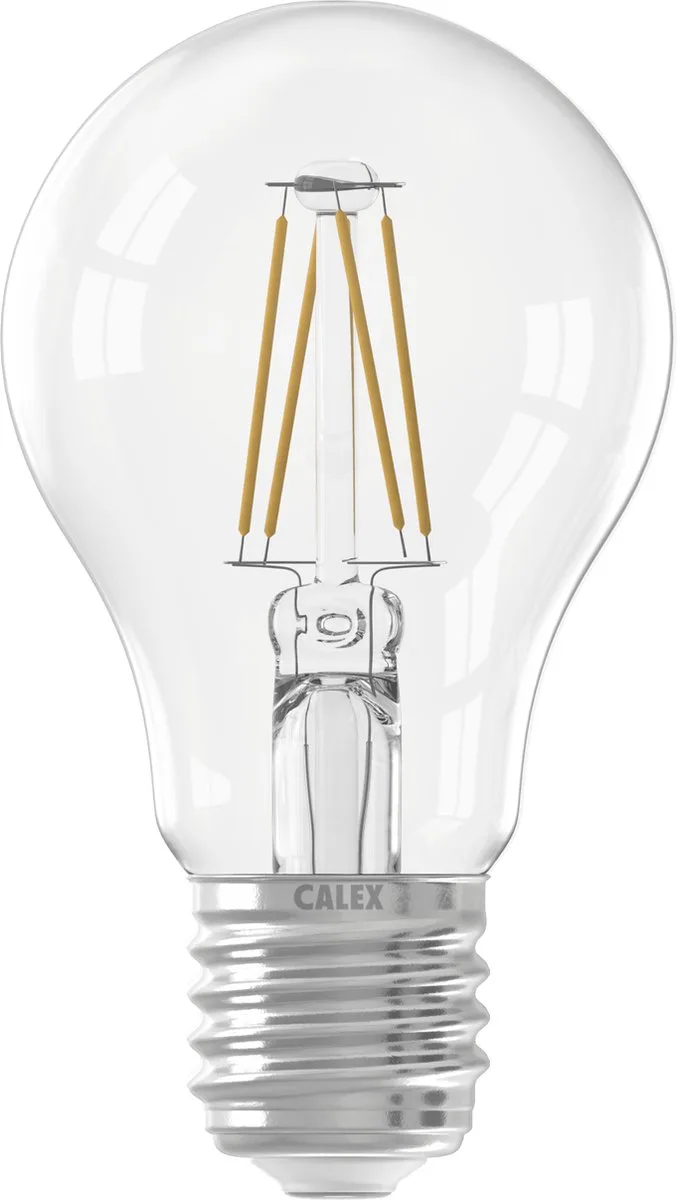 Functionele LED Lamp - E27 Fitting - 4W - Warm Wit Licht (2700K) - 360° Lichtverdeling - Dag- en Nacht Sensor van Calex – productfoto