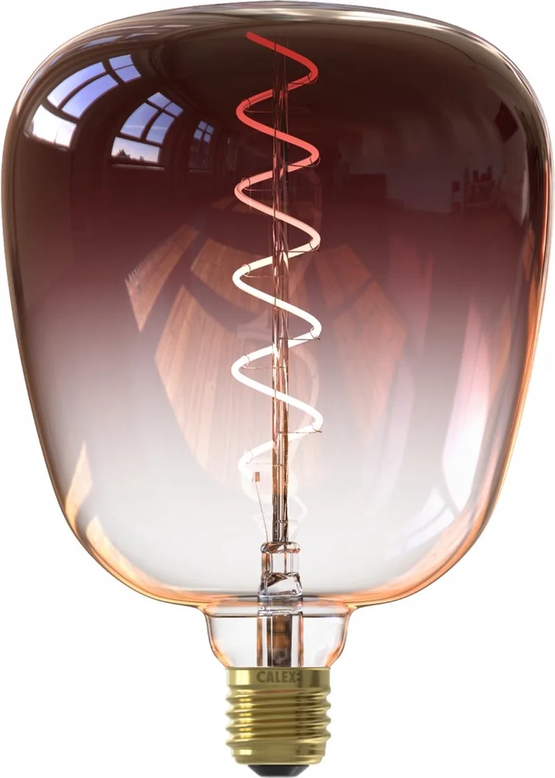 Kiruna Colors Marron - E27 LED Lamp - Filament Lichtbron Dimbaar - 5W - Warm Wit Licht de Calex – photo produit