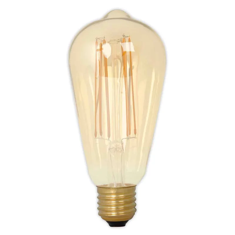 LED lamp | goud glas | dimbaar | E27 | 3,5 watt | 240V från Calex – produktbild