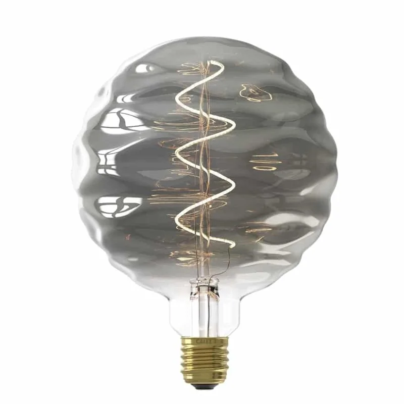 LED lamp | grijs smoke glas | dimbaar | E27 | 4 watt | 1800K | 60 lumen | 240V by Calex – product photo