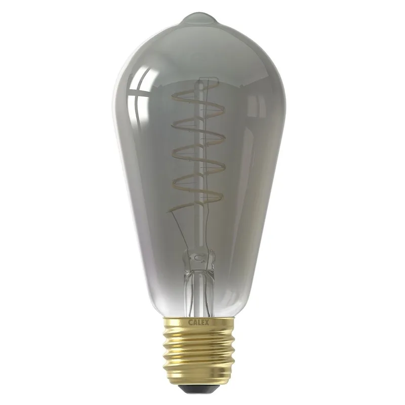 LED lamp | smoke grijs | dimbaar | E27 | 136 lumen | 240V fra Calex – produktbillede