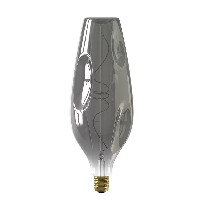 LED lamp | smoke grijs | dimbaar | E27 | 1800 Kelvin | 80 lumen | 240 volt by Calex – product photo