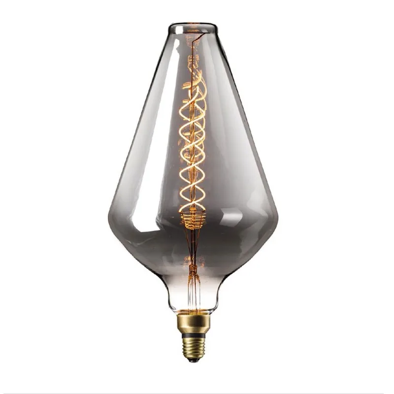 LED lamp | smoke grijs | dimbaar | E27 | 6 watt | 1800 Kelvin | 80 lumen | 240 volt de Calex – photo produit