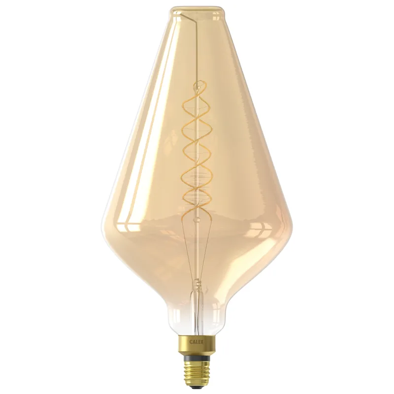 LED lamp | vintage goud | dimbaar | E27 | 4 watt | Ø18,8 cm | 2200K | 300 lumen | 220-240V de Calex – photo produit