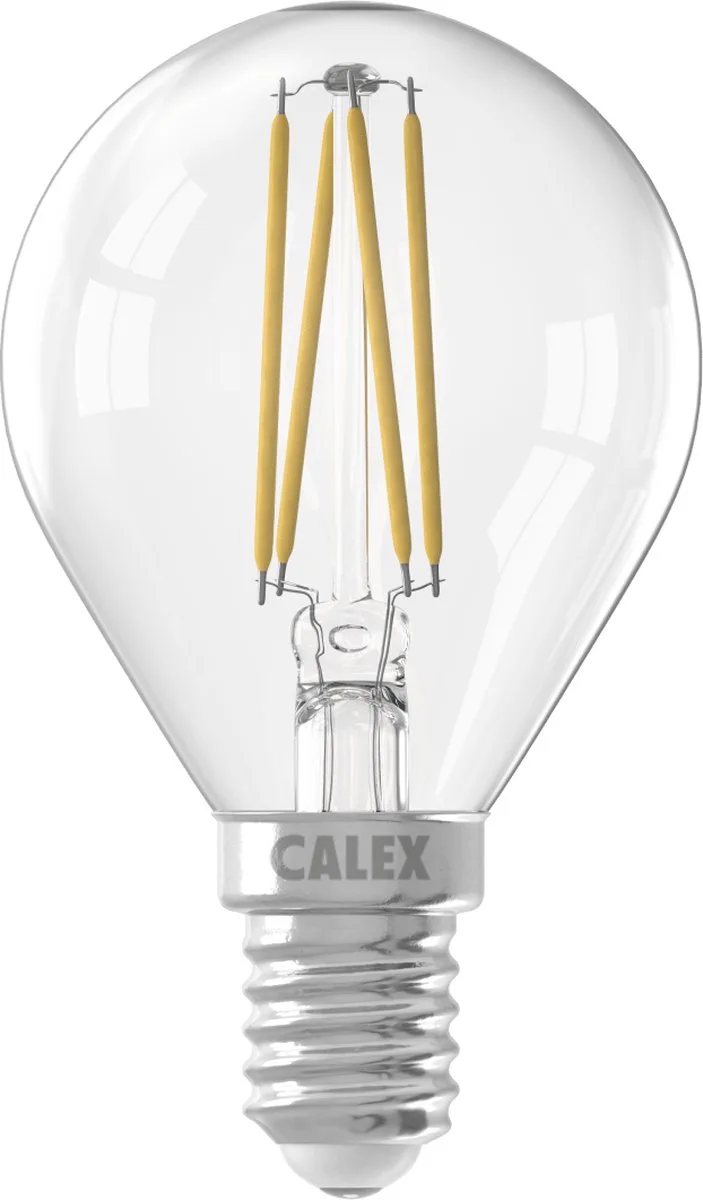 LED volglas Filament Kogellamp 220-240V 4.5W 470lm E14 P45, H... von Calex – Produktfoto