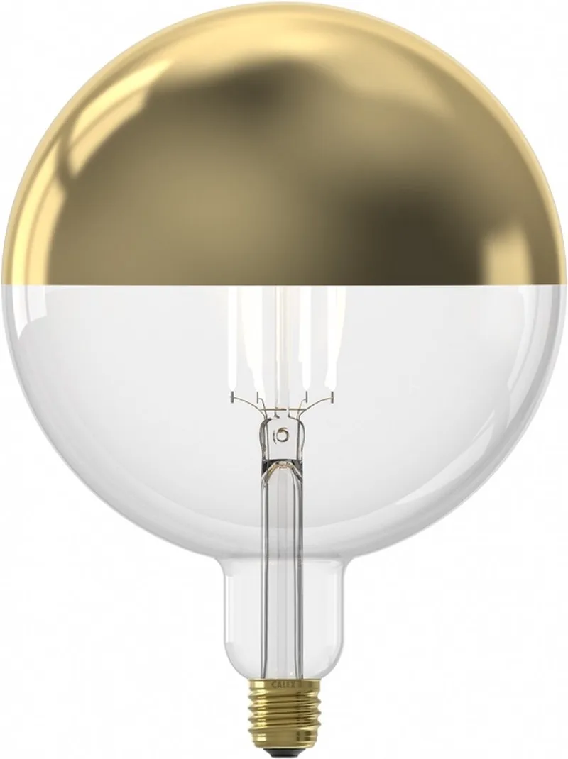 Lichtbron E27 Kopspiegellamp - Glas - Goud - 20 x 26 x 20 cm (BxHxD) de Calex – photo produit