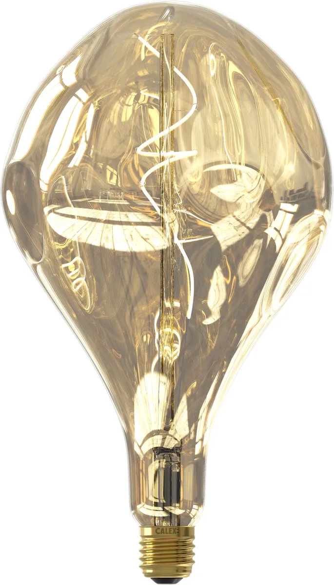 Organic EVO XXL Champagne - E27 LED Lamp - Filament Lichtbron Dimbaar - 6W - Warm Wit Licht de Calex – photo produit