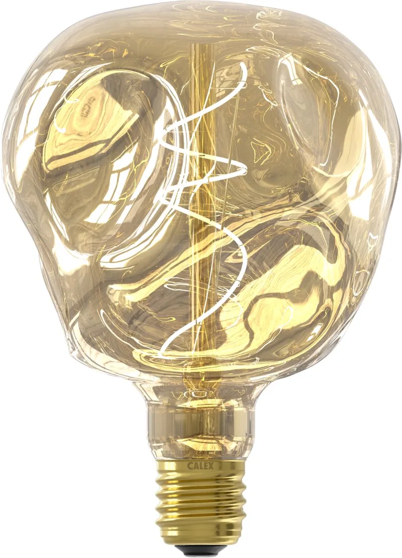 Organic Neo Champagne - E27 LED Lamp - Filament Lichtbron Dimbaar - 4W - Warm Wit Licht von Calex – Produktfoto