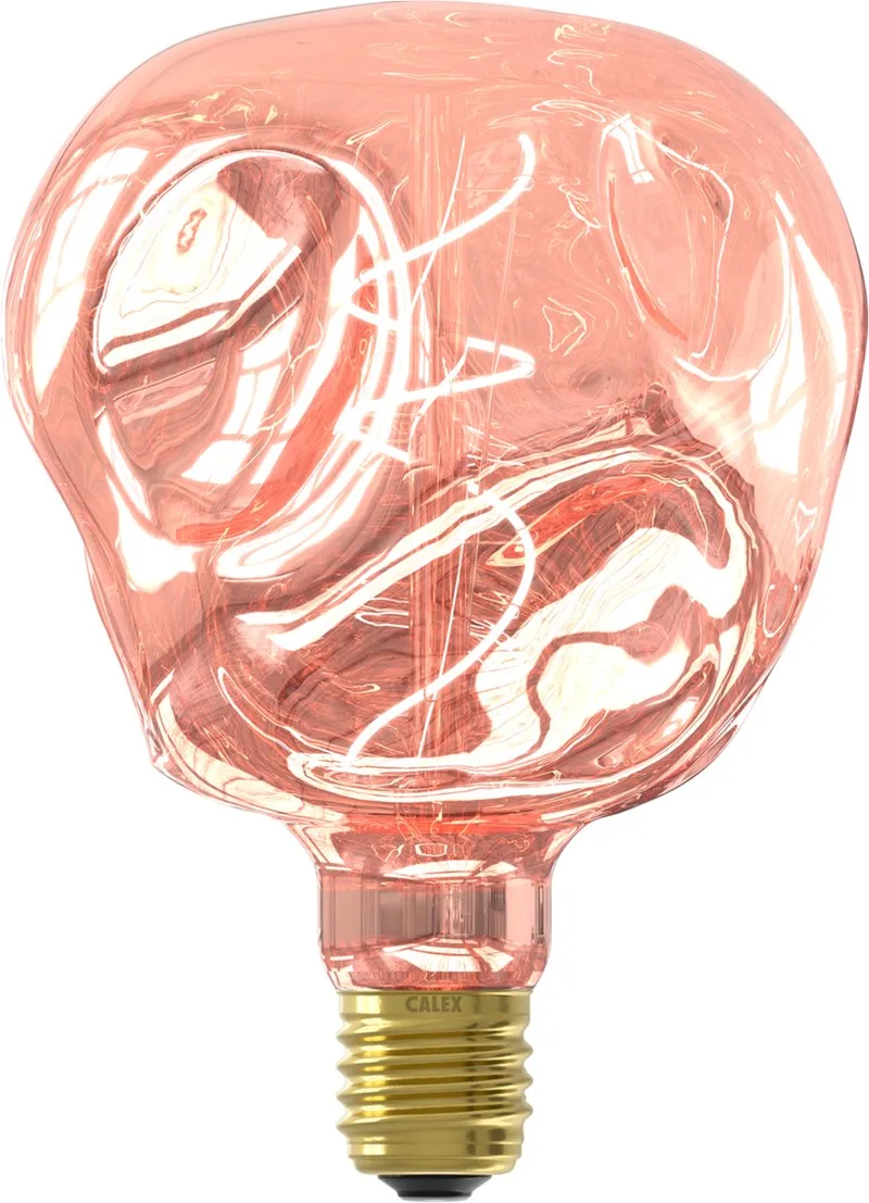 Organic Neo Rose - E27 LED Lamp - Filament Lichtbron Dimbaar - 4W - Warm Wit Licht von Calex – Produktfoto
