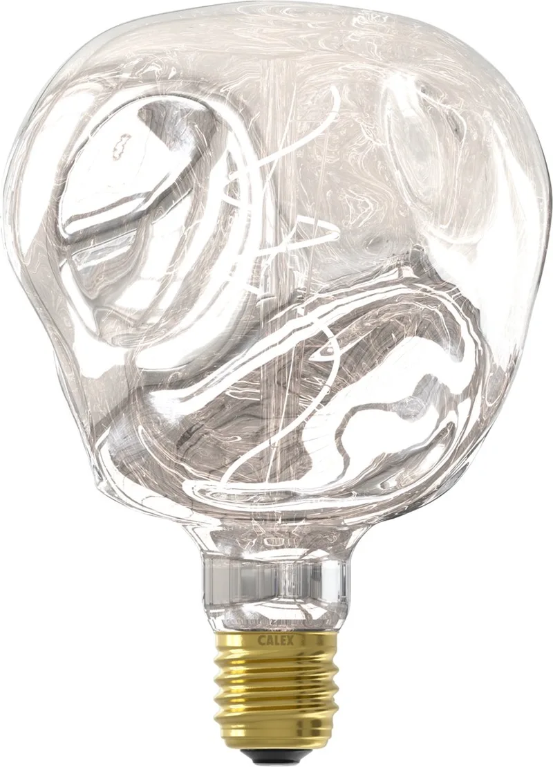 Organic Neo Zilver - E27 LED Lamp - Filament Lichtbron Dimbaar - 4W - Warm Wit Licht fra Calex – produktbillede