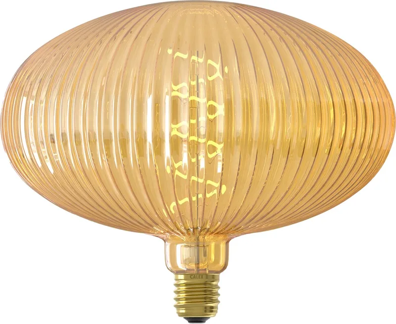 Pulse Lille LED Lamp - E27 - Filament Lichtbron - Warm Wit Licht - Amber van Calex – productfoto