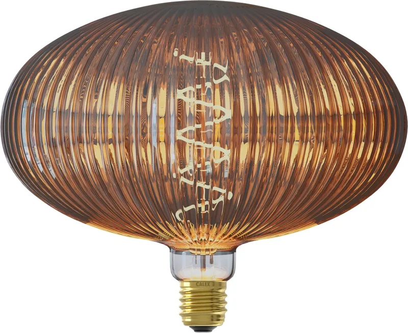 Pulse Lille LED Lamp - E27 - Filament Lichtbron - Warm Wit Licht - Rookglas by Calex – product photo