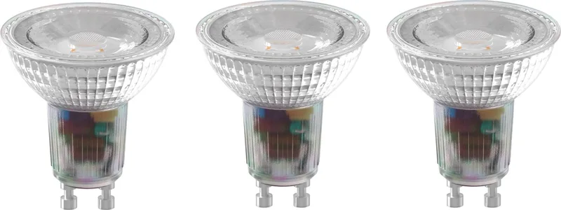 Reflector LED Spot - GU10 - 3 Stuks - Lichtbron 4.9W - Dimbaar by Calex – product photo