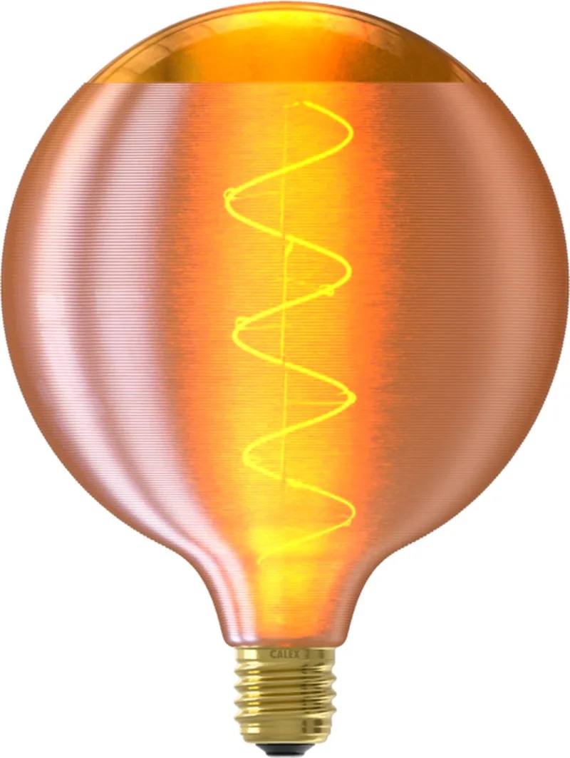 Silk Series LED Lamp - G125 - Goud - E27 - 4W - Dimbaar de Calex – photo produit