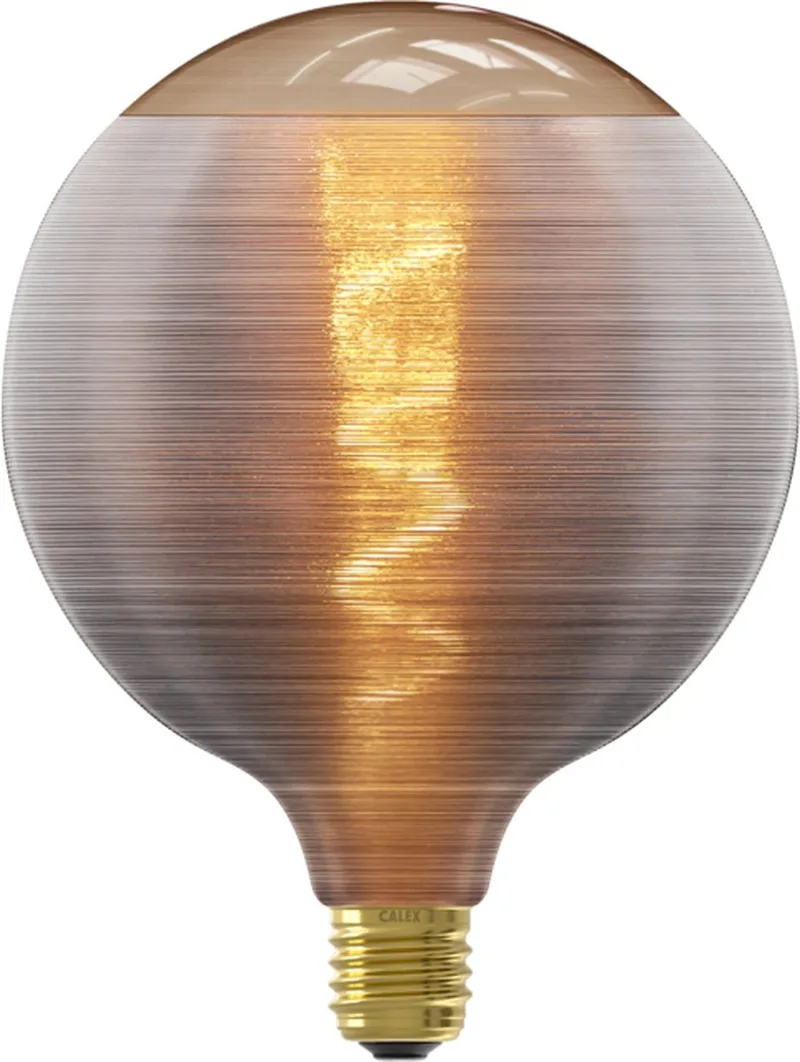Silk Series LED Lamp - G125 - Grijs - E27 - 4W - Dimbaar von Calex – Produktfoto