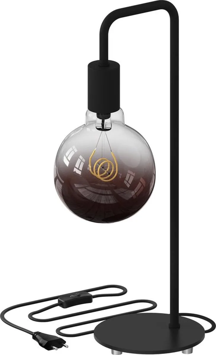 U-Line Tafellamp - Industrieel - E27 Fitting - Excl. lichtbron fra Calex i Sort – produktbillede