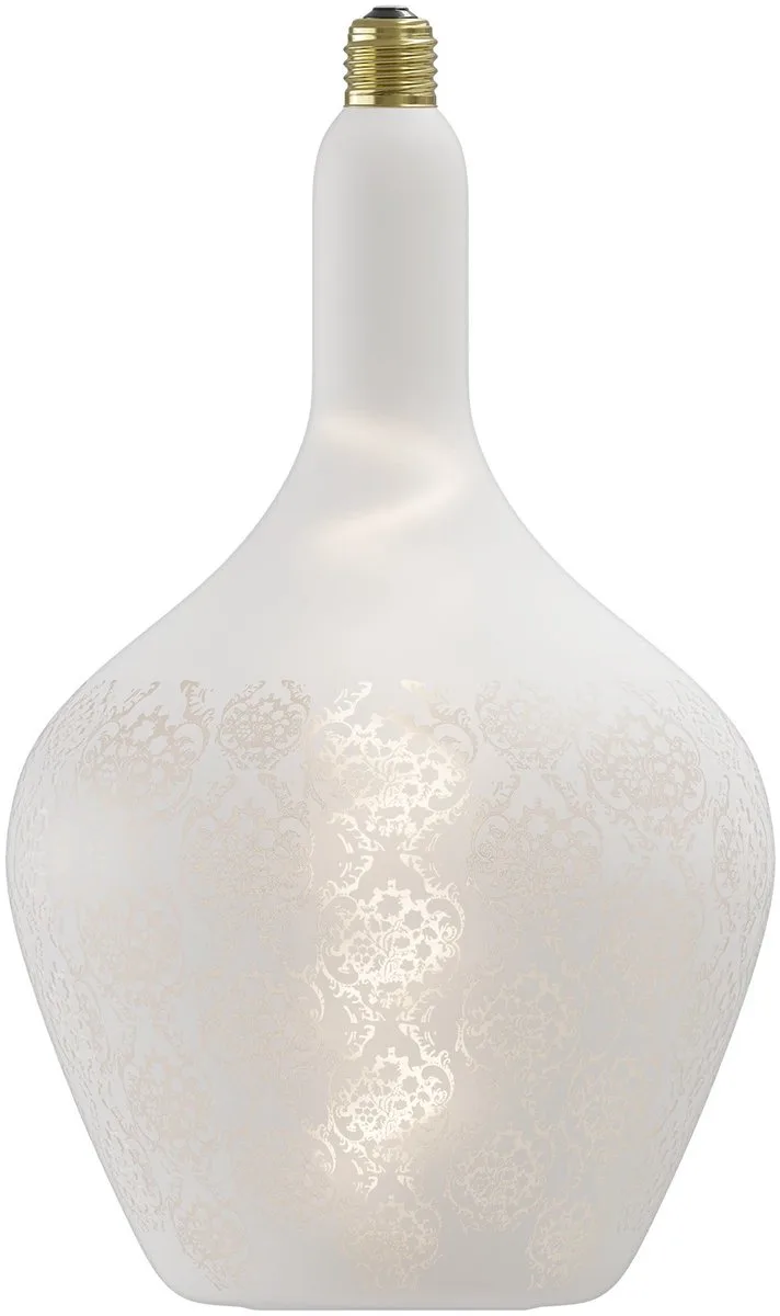 Versailles Blanc Led Baroque - E27 - 5W - 1800K - 150 Lumen - Dimbaar de Calex – photo produit