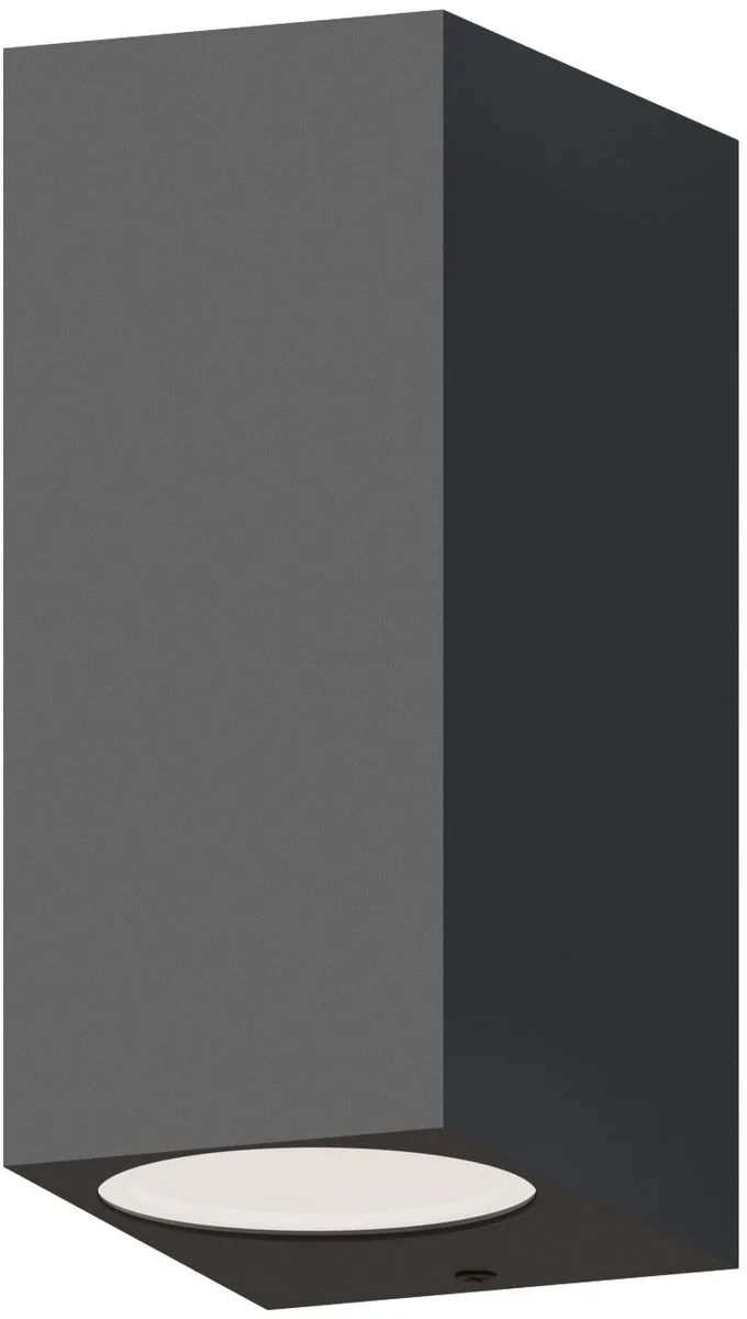 Wandlamp Up & Downlight Bergamo - 2x GU10 - IP54 Water- en Stofbestendig - Geschikt voor Binnen en Buiten - Eenvoudige installatie - Rechthoek de Calex en Anthracite – photo produit
