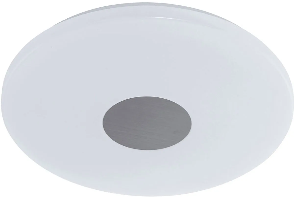 18 watt LED plafondlamp dimmer 3000-6000K verlichting rond staal EGLO 75289 de EGLO en Blanc – photo produit