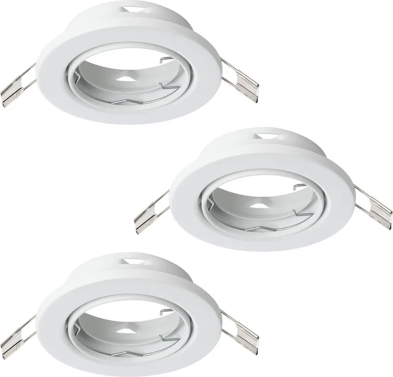 AGULO 1 EINGEBAUT SET 85 3XGU10 WEISS von EGLO in Weiß – Produktfoto