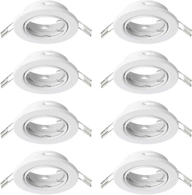 Agulo inbouwspot - 10x - Ø86 - GU10 by EGLO in White – product photo
