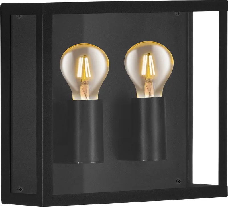 Alamonte 1 Wandlamp Buiten - E27 - 29 cm från EGLO i Svart – produktbild