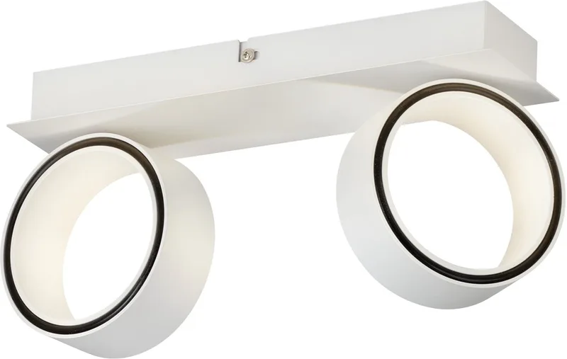 Albariza Spot - 2 lichts - LED - Wit, Chroom fra EGLO i Hvid, Krom – produktbillede