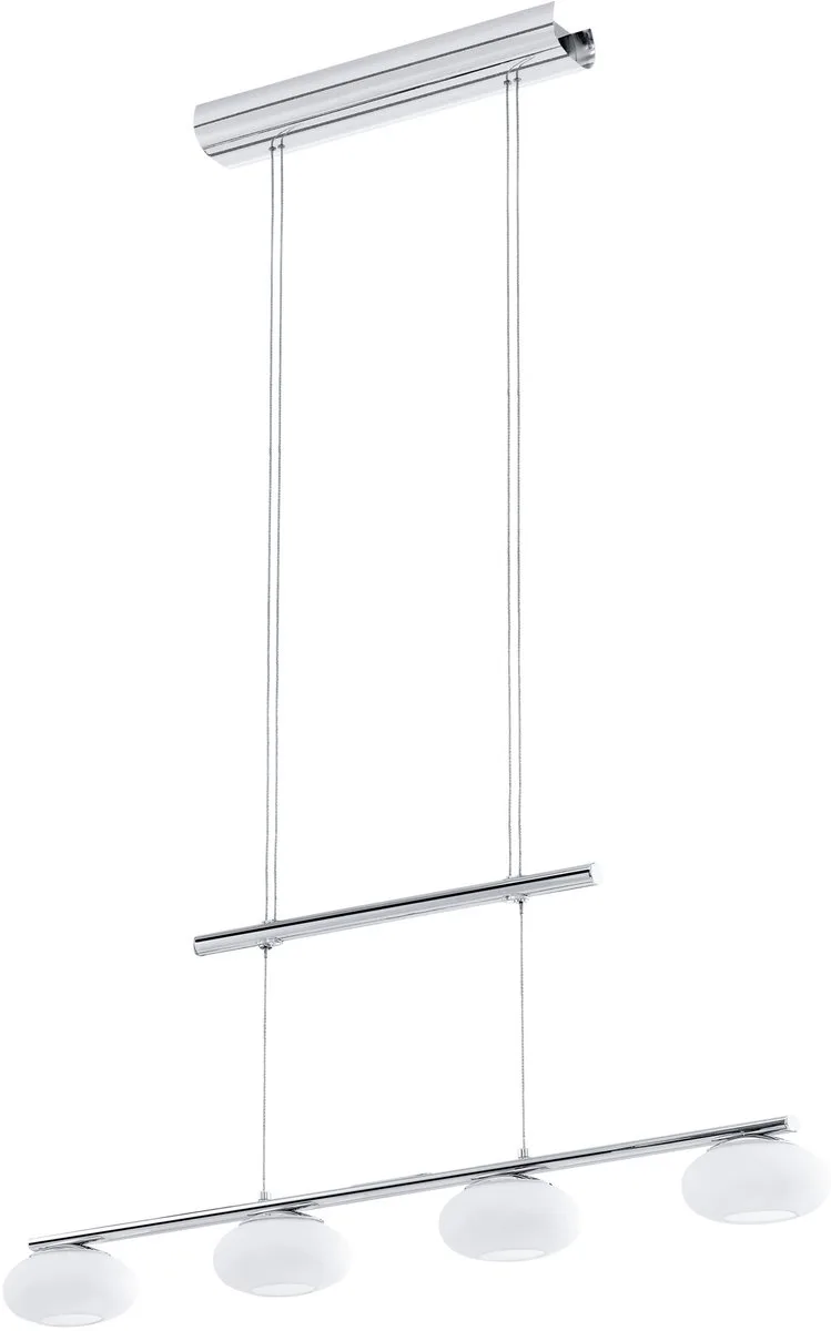 Aleandro 1 Hanglamp - LED - 80 cm van EGLO in Chroom – productfoto